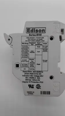 Used EDISON _UNKNOWN_ Misc Electrical & Power Parts | ND Industrial Surplus #1213071