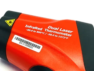 USED RS PRO INFRARED THERMOMETER, DUAL LASER POINT -50 TO 800°C RS-8863B
