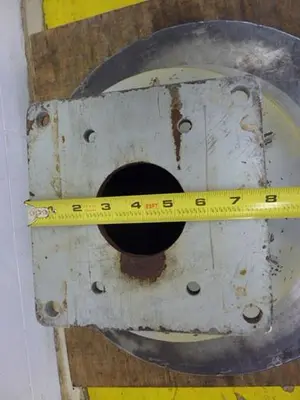 USED METAL FABRICATOR HOPPER323