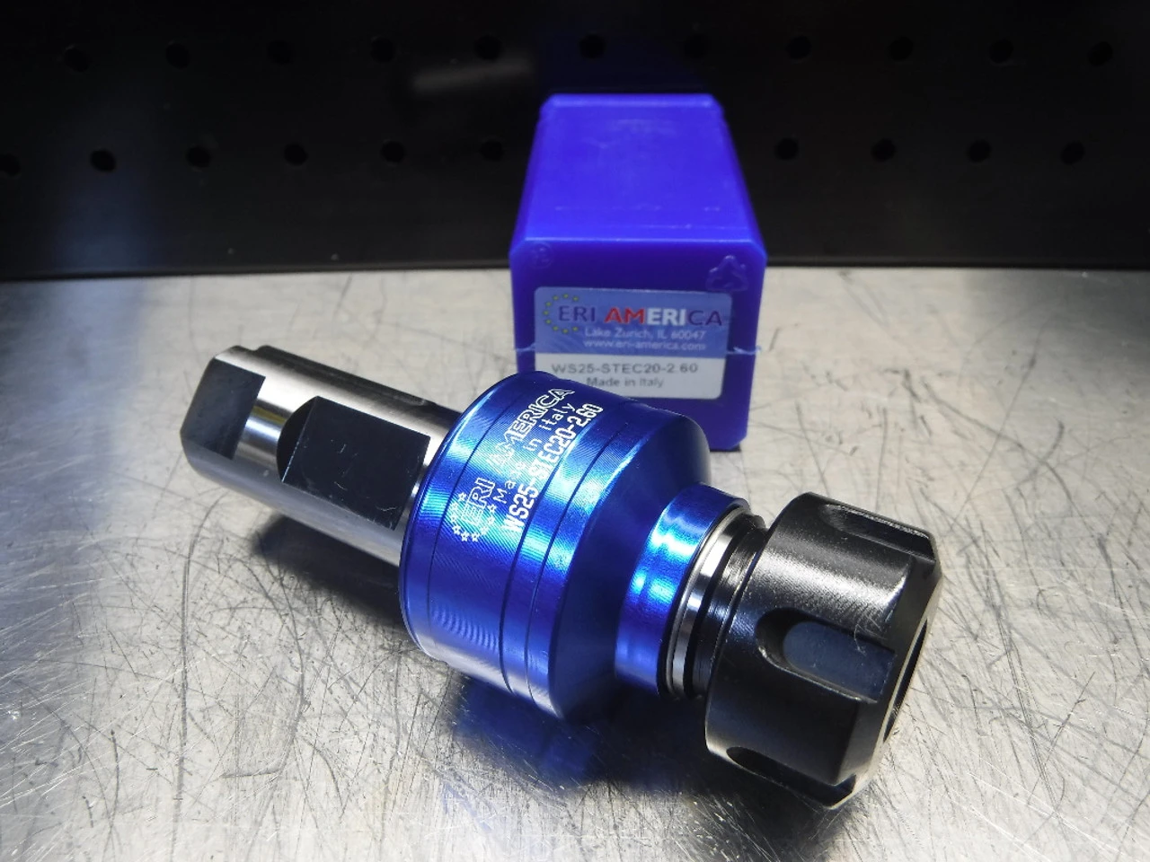 ERI America 25mm Weldon Shank ER 20 Collet Chuck WS25-STEC20-2.60 (LOC88B)