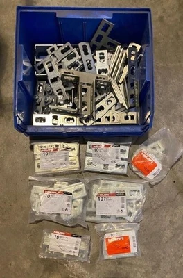 Large Lot Of Modular Support Electrical MQ MQV-P3 Channel tie MQV-P