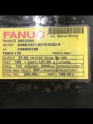 USED FANUC A300/2000 37KW