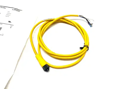 USED ALLEN-BRADLEY SER. B STRAIGHT DC MICRO QD CORDSET 5-PIN FEMALE