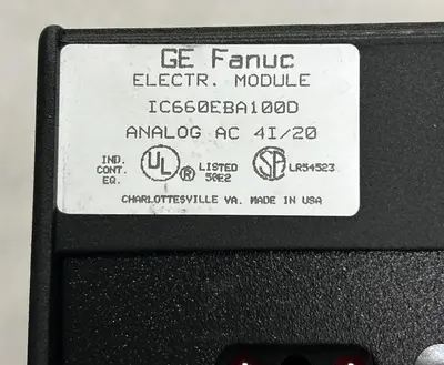 USED GE FANUC IC660EBA100D