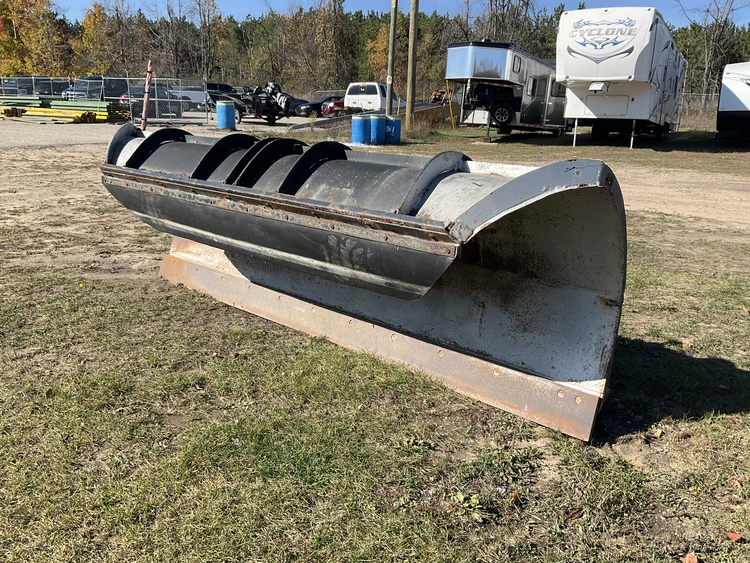 Used _UNKNOWN_ 11' PLOW WITH POWER ANGLE AND HEAVY DUTY FRONT BUMPPER MOUNT Plow Blades Michigan US | Miedema Asset Management Group #1579538