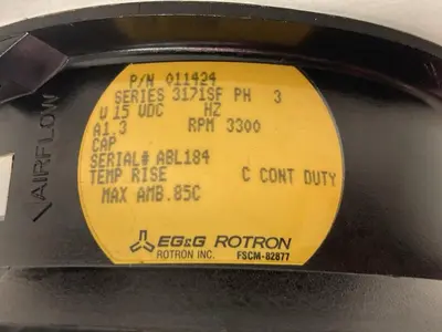 USED EG&G ROTRON 011424/3171SF