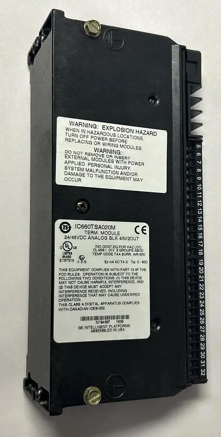 New | in-Stock GE FANUC IC660TSA020M Industrial Controls Ohio US | Surplus Asset Holdings #1237428