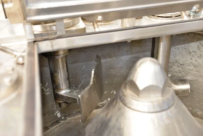 Comi-Condor ALFA/S perforate basket centrifuge, 316SS.