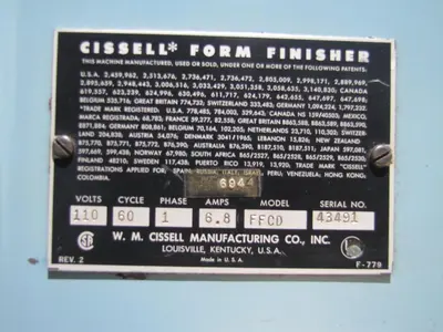 USED CISSELL FFCD