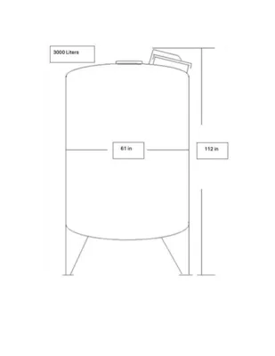 USED 2021 CUSTOM STAINLESS STEEL Double-Layer Production Tanks