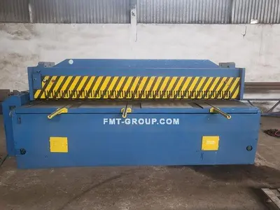 Used 1975 PIESOK NTE 3150/6,3 A Power Squaring Shears (Gauge) SK | F.M.T. Group s.r.o. #1253250