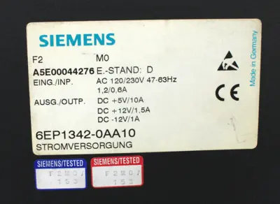 USED SIEMENS 6EP1342-0AA10