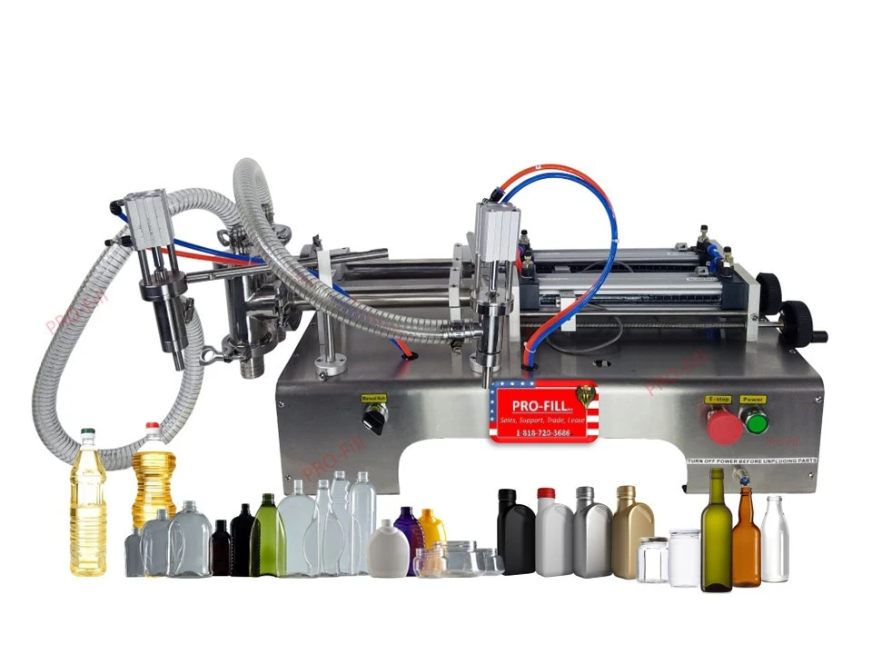 ASP Models Piston Filler Machines Double Head (Air & Electric / Air Only)