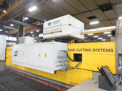 USED ESAB TRUMPF HEAVY DUTY BEVELCUT LASER 24 X 6,3 METER
