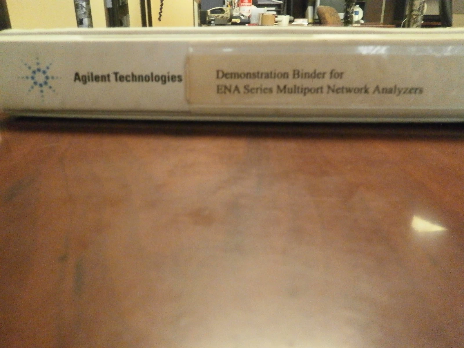 AGILENT TECHNOLOGIES DEMONSTRATION BINDER FOR ENA SERIES MULTIPORT NETWORK ANALY