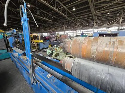 72" x 8" Arbor Strilich Injector Slitter Heads