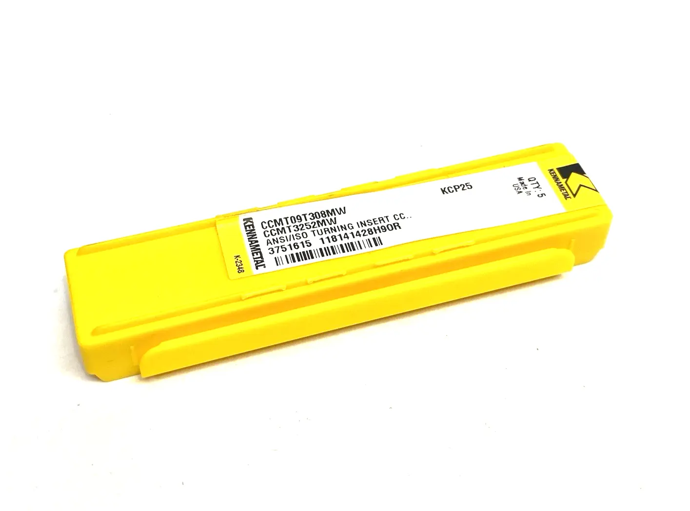 NEW KENNAMETAL SCREW-ON CCMT-MW POSITIVE INSERTS CCMT09T308MW