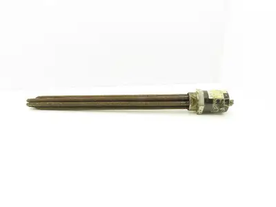 Just Co. LAG3085 Electric Heater Element 200V 10Kw 3PH Delta 570mm Stainless