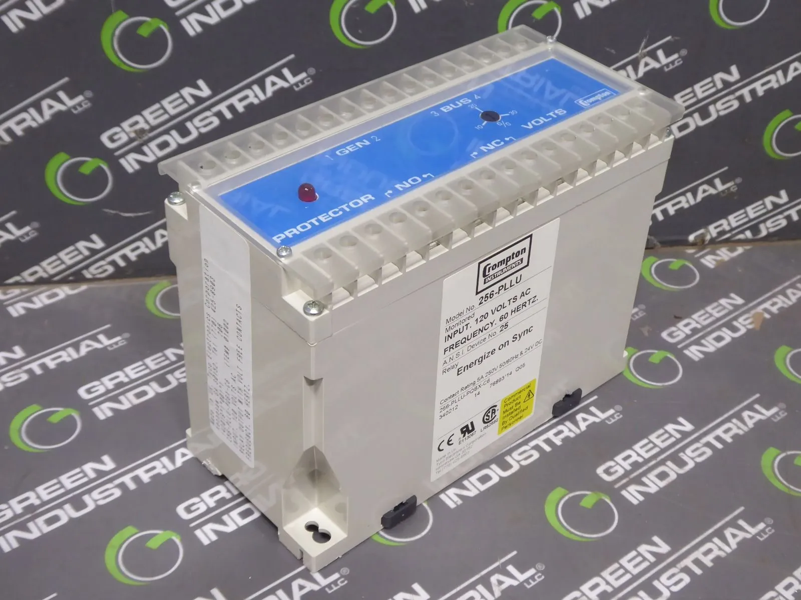 Crompton Instruments 256-PLLU Protector Trip Relay Used