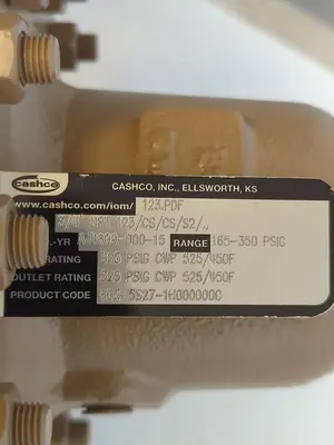 New | in-Stock CASHCO 123PDF Solenoid Regulators | Surplus Asset Holdings #1227512