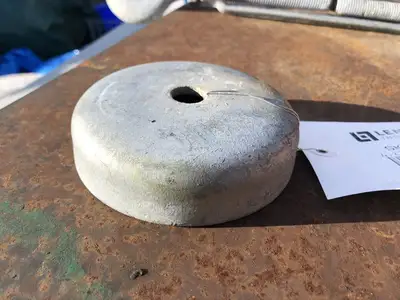 Threaded Steel Cap w/ Hole