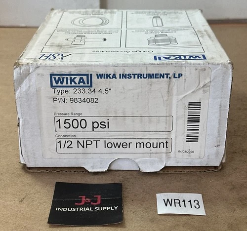 NEW WIKA 9834082 233.34