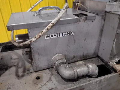 4" CAPACITY ULTRASONIC BAR & TUBE CONTINUOUS WASHER: STOCK #22589