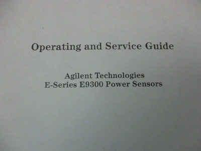 USED AGILENT TECHNOLOGIES Does Not Apply