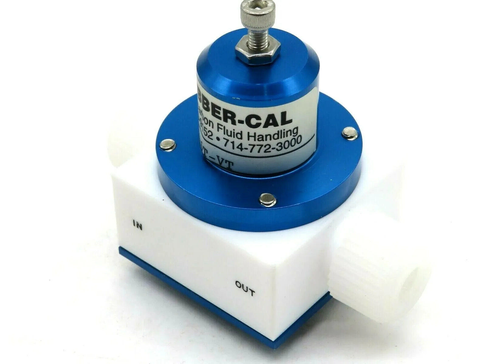 NEW RUBBER CAL RV4-6T-VT FLUOROCARBON FLUID HANDLING VALVE RV46TVT