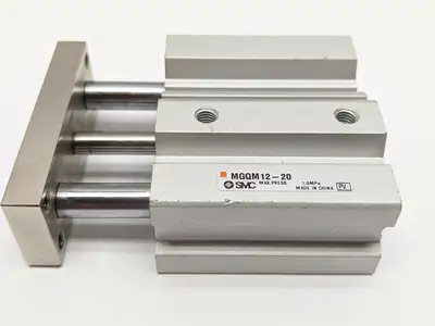 MGQM12-20 | SMC  Compact Guided Cylinder 12mm Bore 20mm Stroke - Used