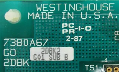 USED WESTINGHOUSE 7379A91-2QAA DRIVER BOARD 7380A67G0 2DBK2 7379A91G02