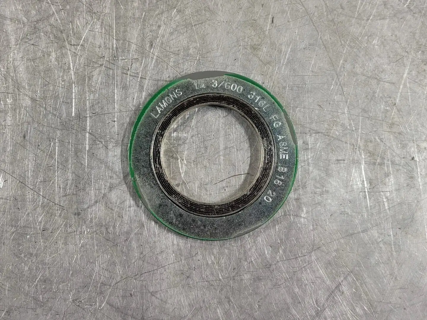 1-1/4" 3/600# 316L FG Spiral Wound Gasket