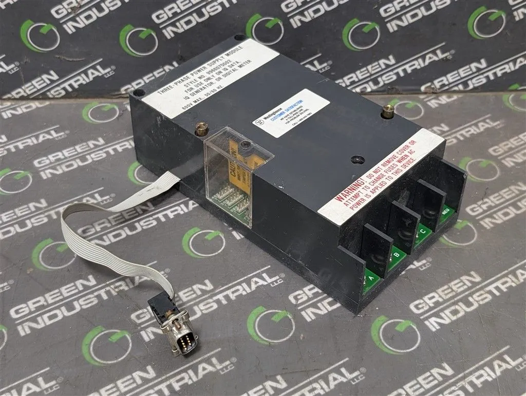 Westinghouse 9966D75G02 IQ Series Three-Phase Power Supply Module Used