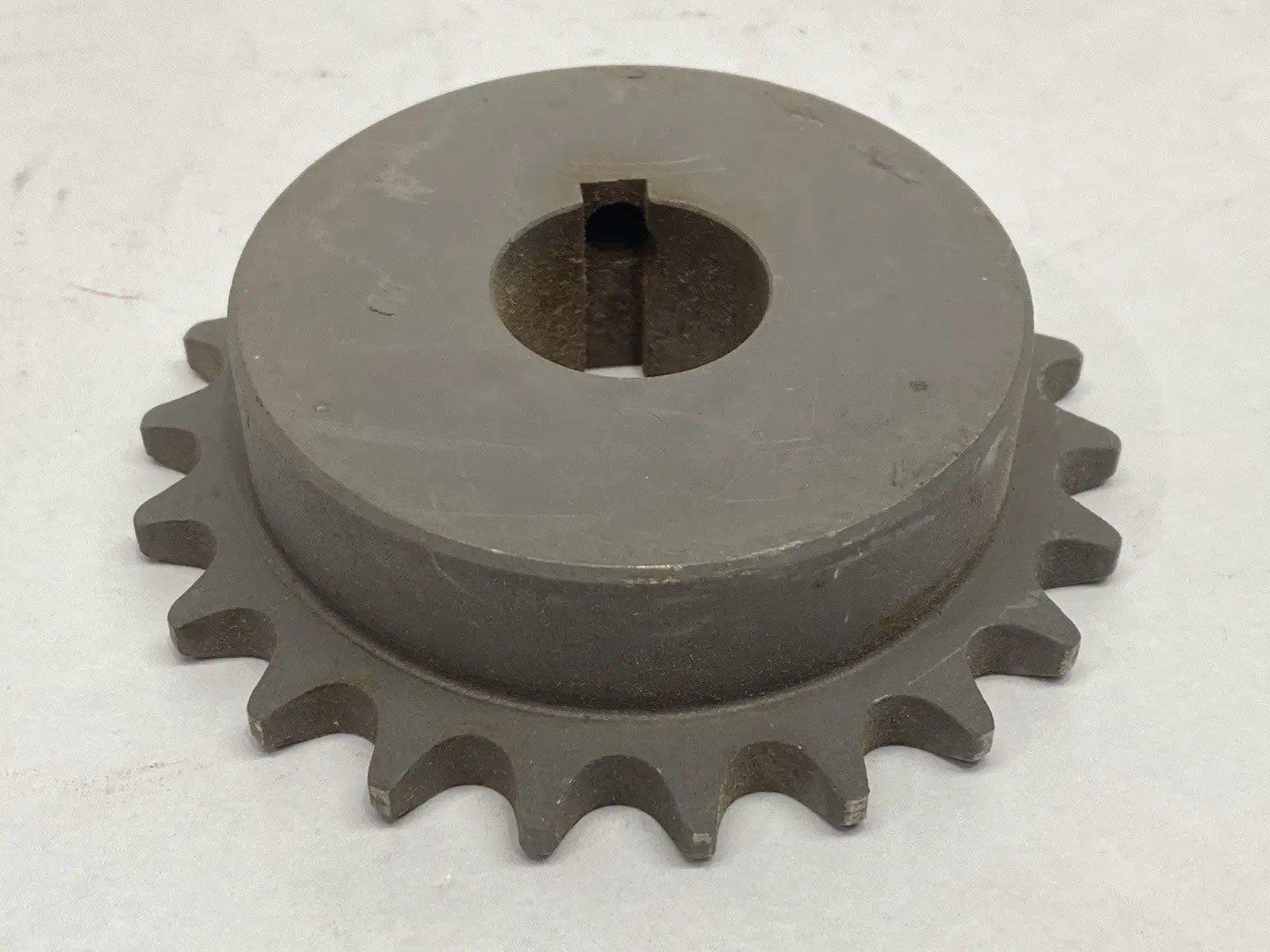 4022X1 | Roller Chain Sprocket 22 Teeth 1" Bore 1/4" Key - Used