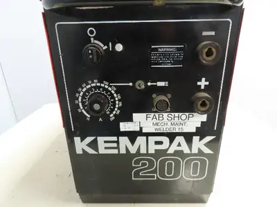 Kemppi Kempak 200 Tig 200 DC Welder 230/460v 3ph