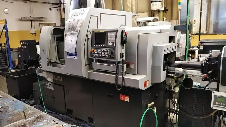 Used 2014 HANWHA XP32S Swiss Type Automatic Screw Machines CZ | Amaron s.r.o. #1393619
