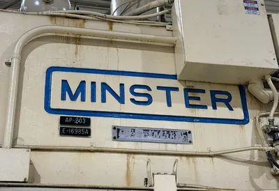 1986 MINSTER 150 TON SSDC PRESS Straight Side, Double Crank (Single Action) Presses | Timco, Inc. (4)