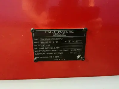 Used 1998 WALKER ECERON EXERON EDM Sinkers Ohio US | HGR 24 #1187187