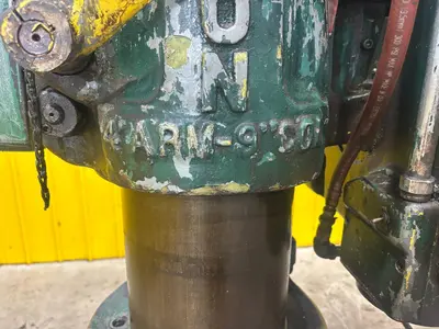 4' ARM x 9" CARLTON MODEL #1A POWER RADIAL ARM DRILL: YOBRO #24007