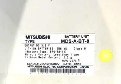 USED MITSUBISHI MDS-A-BT-8 BATTERY UNIT MDSABT8