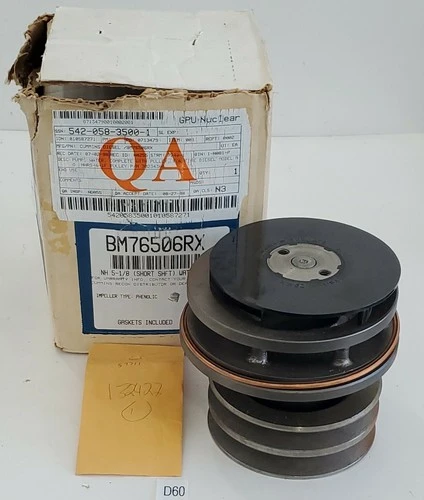*NEW* Cummins BM76506RX NH 5-1/8 (Short Shft) Phenolic Water Pump + Warranty!