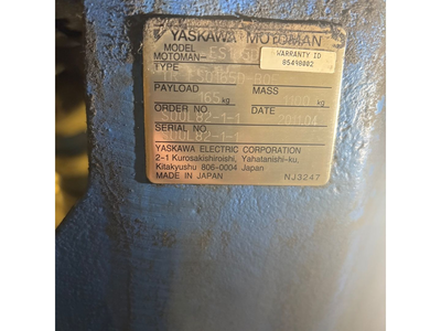USED 2011 YASKAWA MOTOMAN-ES165D