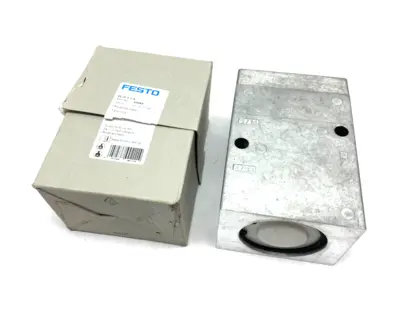 New | in-Stock Festo Pneumatic Valve 3/2-Way Monostable 3/4" Ports Solenoid Valves Michigan US | Maverick Industrial Sales #1392902