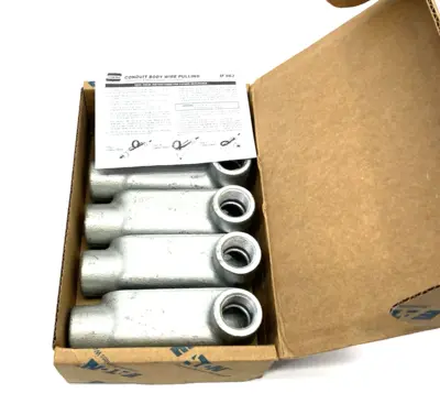 New | in-Stock Eaton Crouse-Hinds Condulet Form 8 Conduit Outlet Body LL Shape 3/4" 5-PACK Electrical Fittings Michigan US | Maverick Industrial Sales #1509693