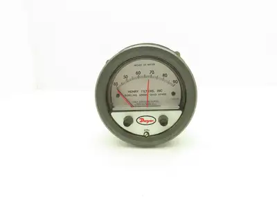 Dwyer 13-194147-01 Photohelic Pressure Switch/Gauge Range 40-90" w.c.