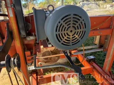 USED WOOD MIZER LT 15 ELECTRIC SAWMILL WITH 38 HOURS