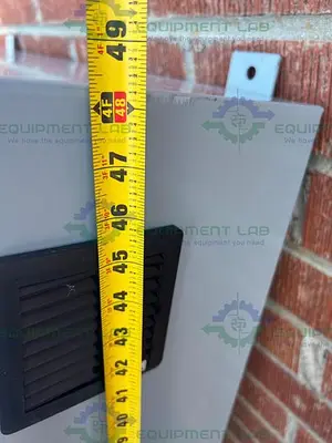 USED SCE 385666 INDUSTRIAL CONTROL PANEL ENCLOSURE 35.5" X 11.5" X 48"
