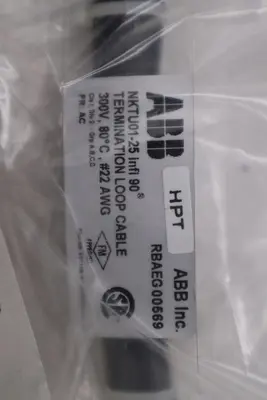 NEW ABB ASEA BROWN BOVERI NKTU01-25 / NKTU0125 CABLE STOCK 1858CC