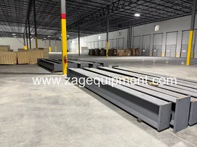 Overhead Bridge Crane, Dual Beam, 11/17 Ton Hoists, 40 ft. span