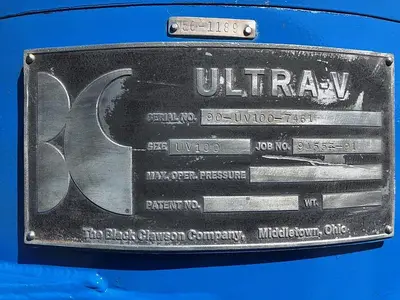USED BLACK CLAWSON UV100